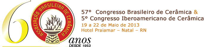 57° Congresso Brasileiro de Cerâmica & 5° Congresso Ibero-Americano de Cerâmica